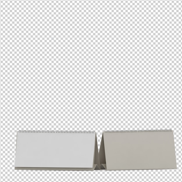 Accessoire de bureau isométrique