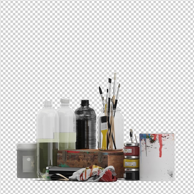 Accessoire de peinture isométrique