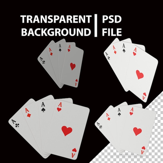 PSD ace-spielkarten png