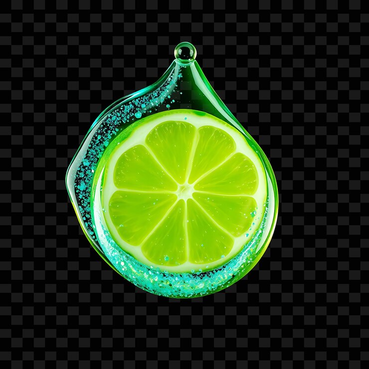 PSD el aceite de cal fusionado con brillos de acuamarina causa un efecto de fluido png brillante y refrescante