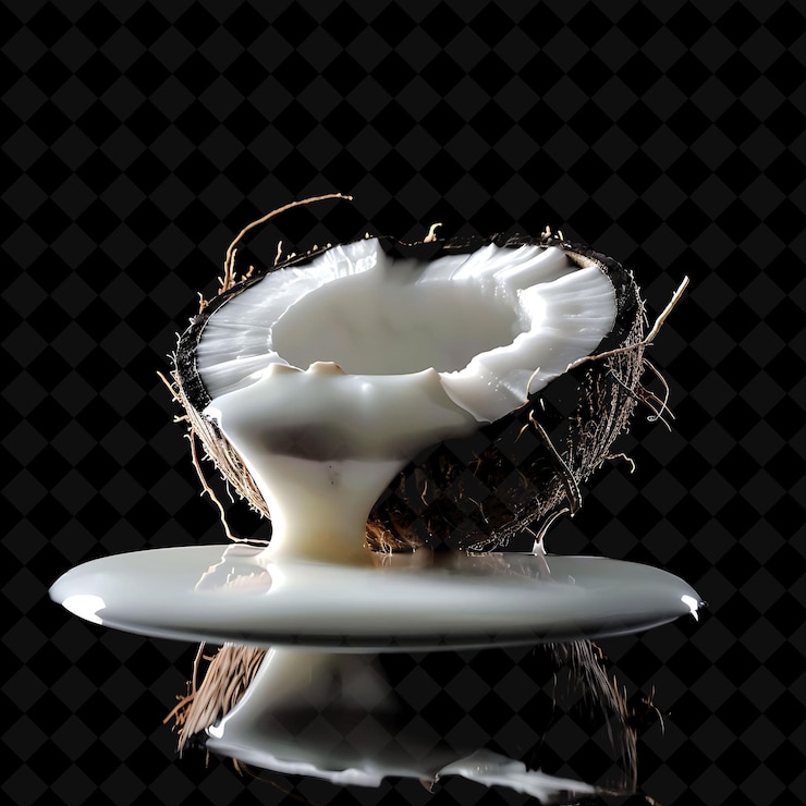 PSD el aceite de coco se derrite con el formato de charco de aceite png efecto de neón creativo colecciones y2k
