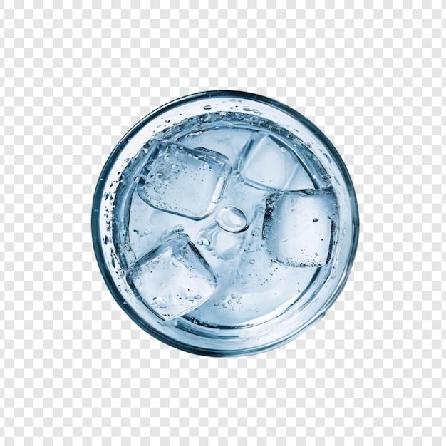 Acqua fredda rinfrescante in vetro fresca limpida idratazione pura