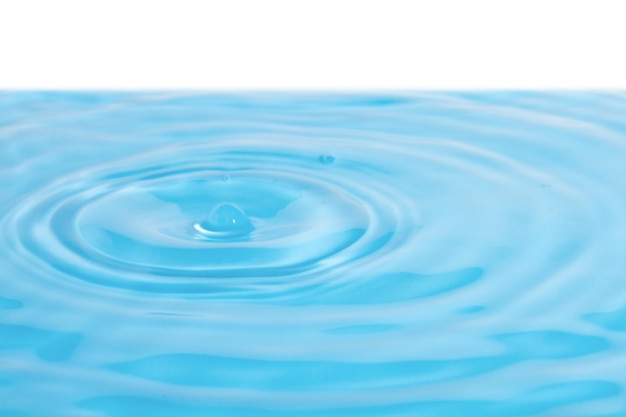 Acqua isolata su uno sfondo trasparente