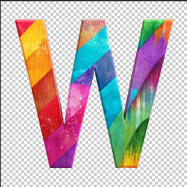 Acquarello colorato tipo di carattere scritto a mano disegno a mano lettere dell'alfabeto abc