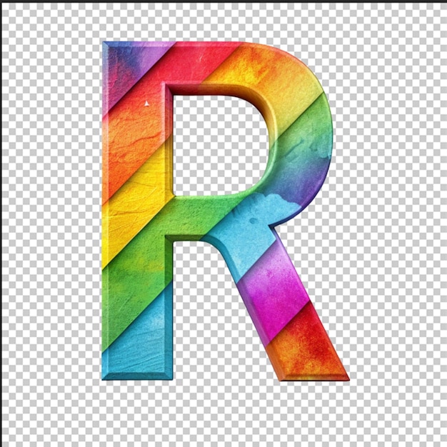 Acquarello colorato tipo di carattere scritto a mano disegno a mano lettere dell'alfabeto abc
