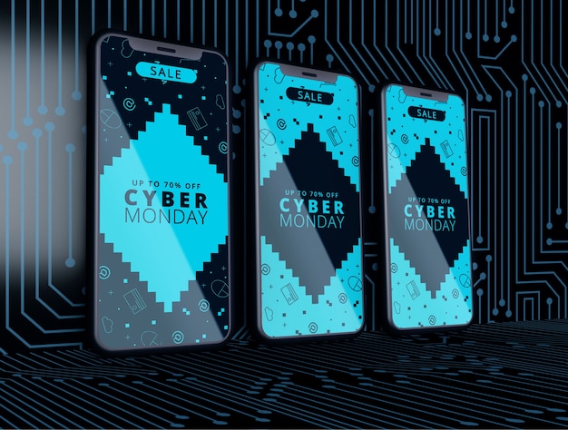 Acquista subito l'offerta dei telefoni del cyber lunedì