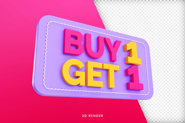 Acquista uno prendi un banner 3D