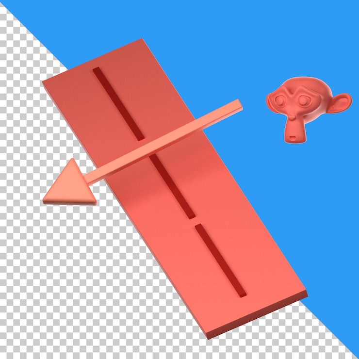 PSD across icon isolated on the white background