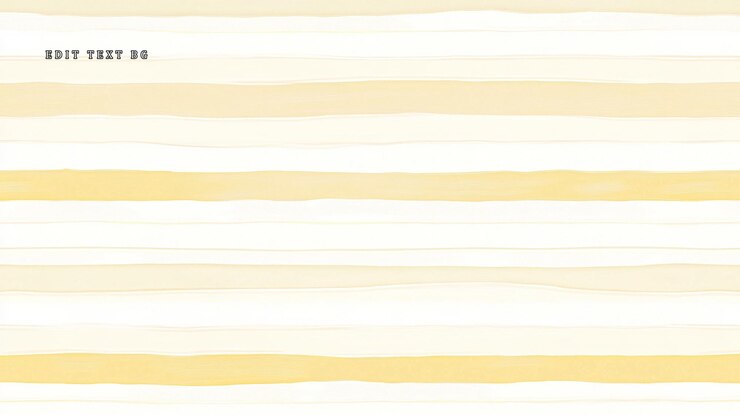 PSD acuarela abstracta de rayas horizontales en amarillo y blanco pastel