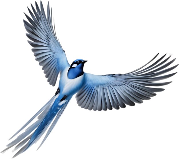 Acuarela de un clipart de un pájaro blue jay