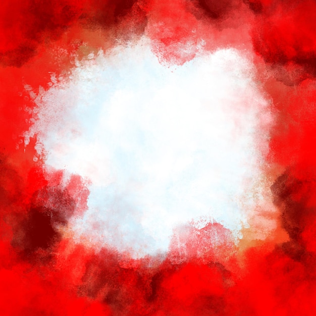 acuarela de fondo de publicación de redes sociales roja