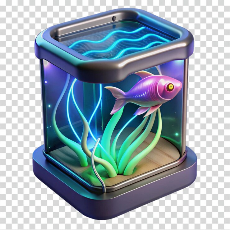 PSD acuario de peces de neón