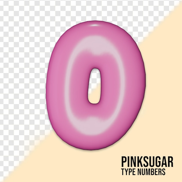 Açúcar rosa número 0
