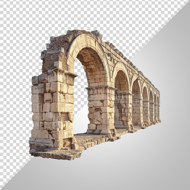 PSD el acueducto romano png