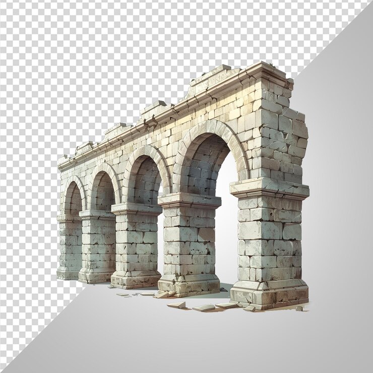 PSD el acueducto romano png