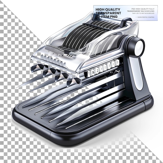 adjustable mandoline slicer with multiple blade settings on transparent background