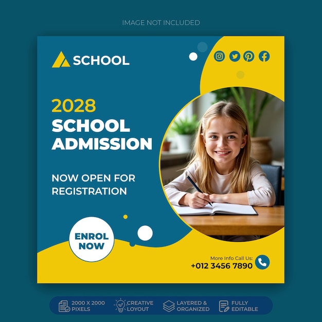 La admisión a la escuela de 2028 está abierta.