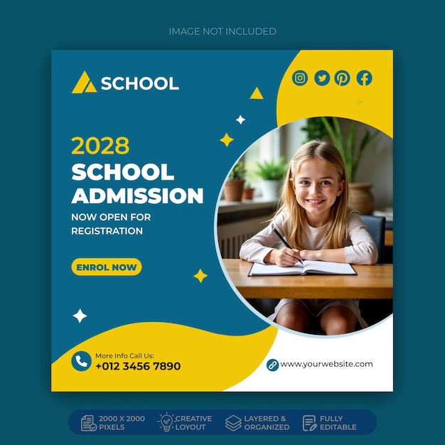 Admissão escolar aberta em 2028