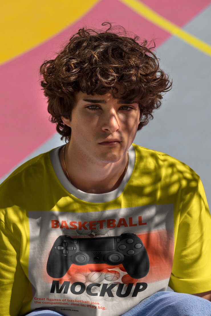 PSD adolescente fuori sul campo da basket