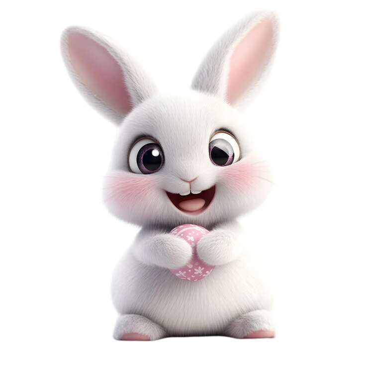 PSD adorabile coniglietto pasquale