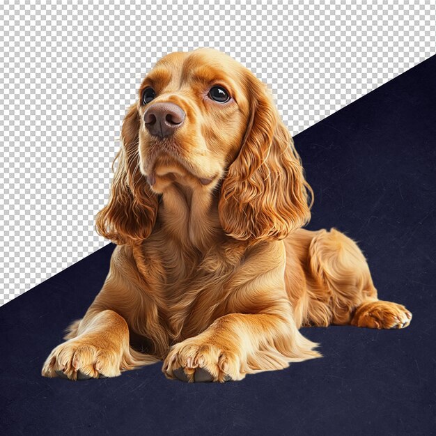 El adorable cocker spaniel