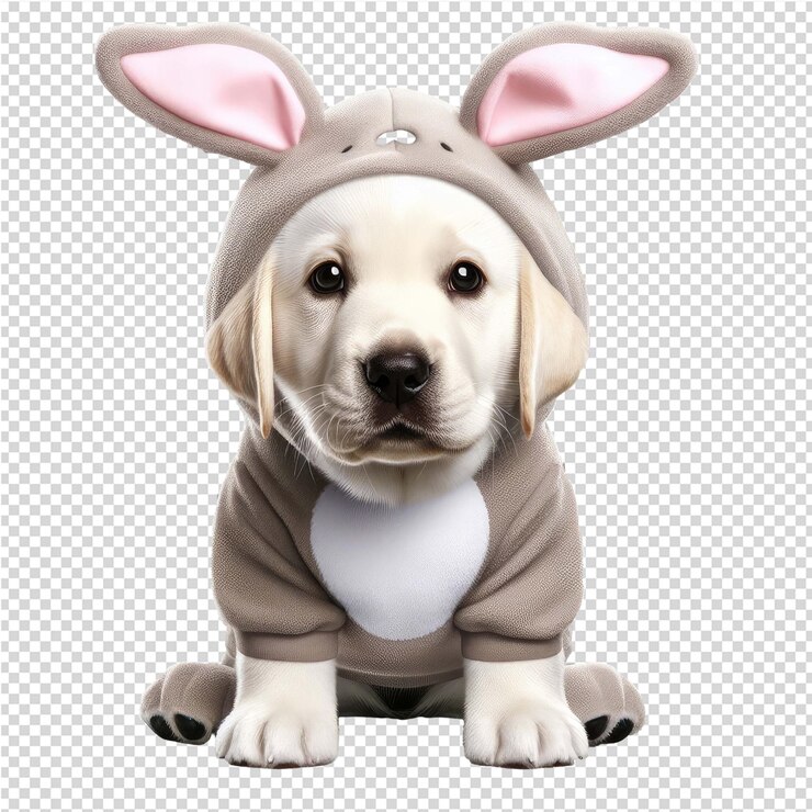 PSD adorable compañero dulce encanto de mascotas en 3d en lienzo transparente
