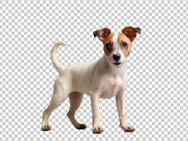 Adorable Pedigree Smooth Fox Terrier Heureux à Jouer Au Png