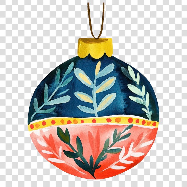 PSD adorno de navidad de png ilustración de adorno de navidad de navidad