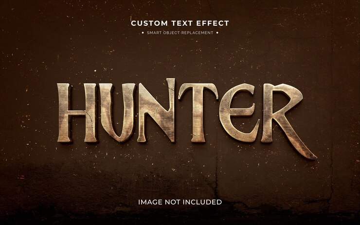 PSD adventure movie and video game 3d text style effect