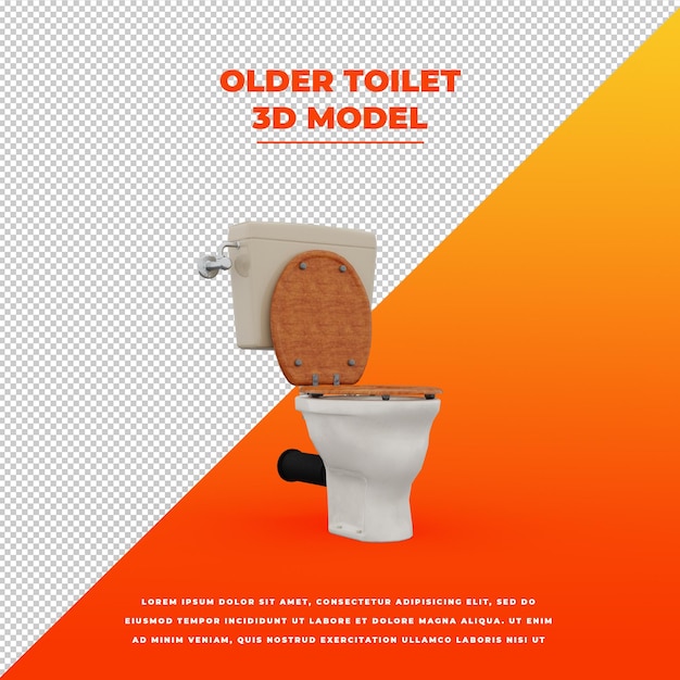 PSD Ältere toilette
