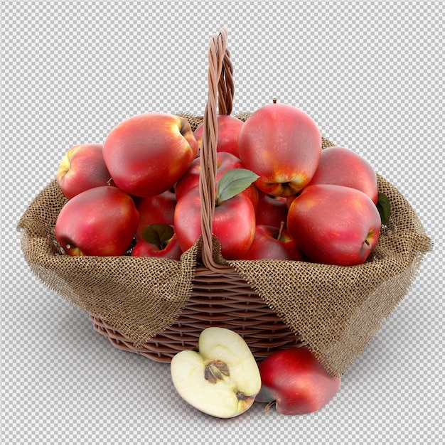 Äpfel 3D übertragen