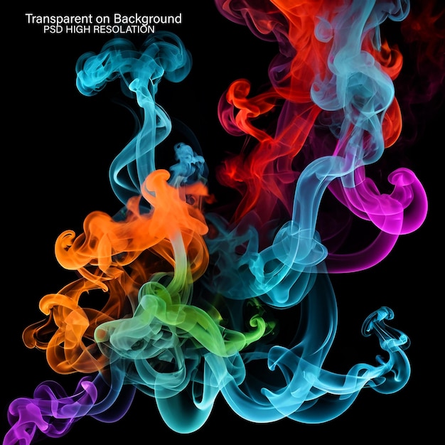 Aerosol-Explosion mit Spray-Dose Nebel und Farbtröpfchen PNG-Neon-Effekt auf dunklem Hintergrund auf durchsichtigem Hintergrund