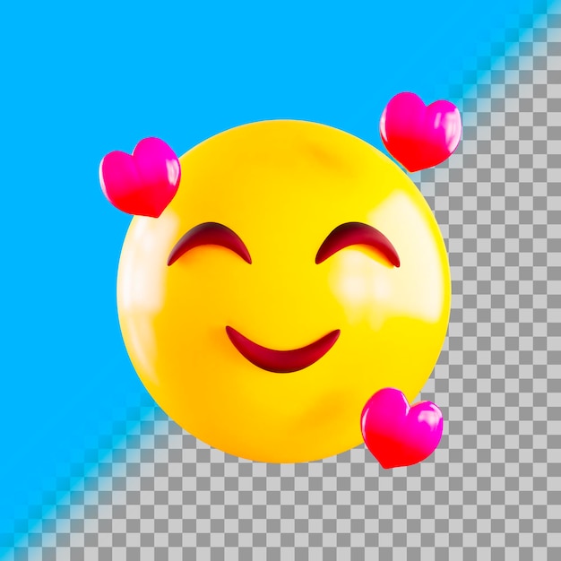 Afeto emoji ícone 3d