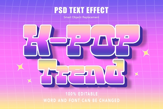 Une affiche colorée qui dit bande de roulement k-pop avec un motif quadrillé.