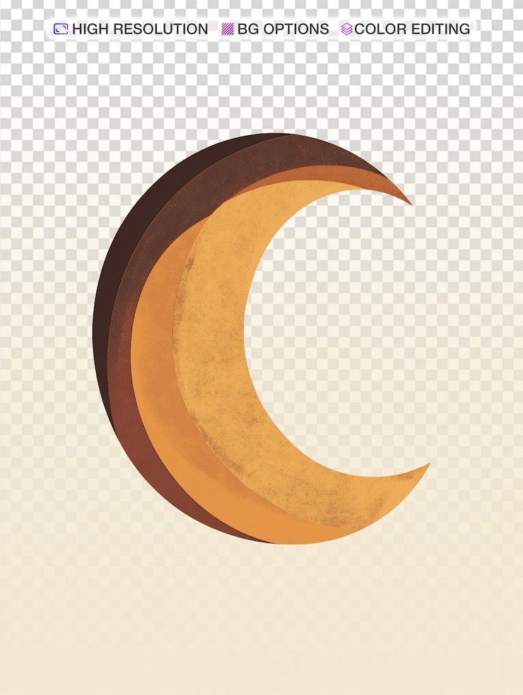 PSD affiche française rétro avec une illustration de pâtisserie en forme de croissant