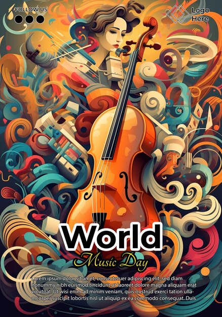 Affiche De La Journée Mondiale De La Musique