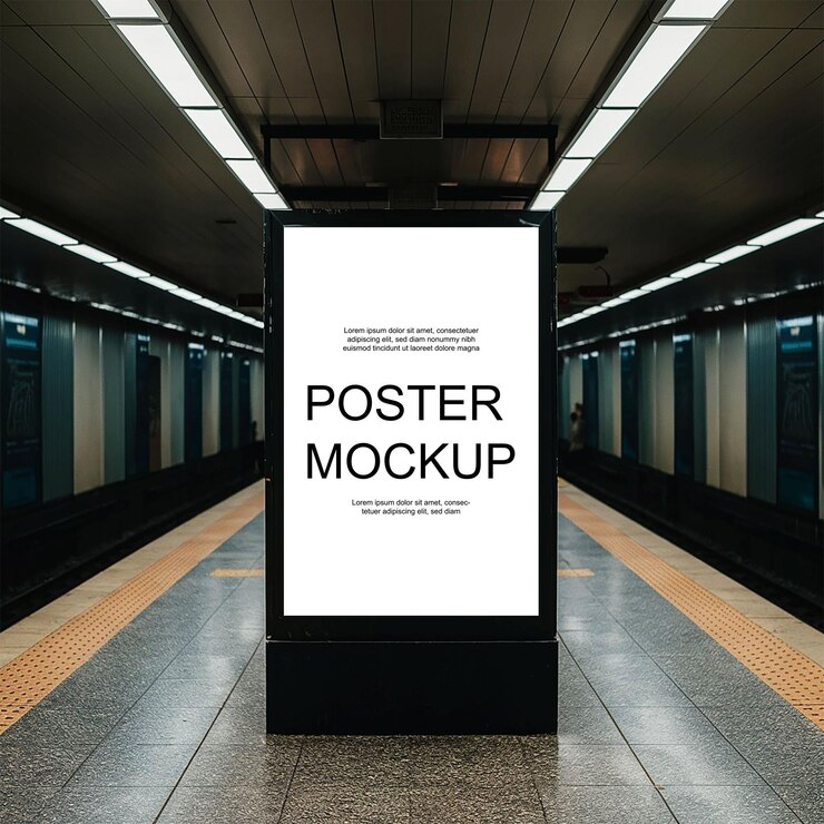une affiche pour une affiche qui dit affiche sur elle