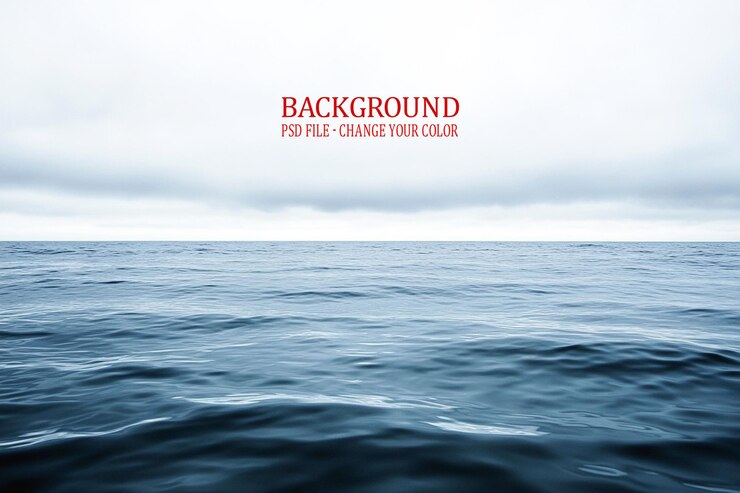PSD une affiche pour back to back in the ocean avec les mots retour à l'océan