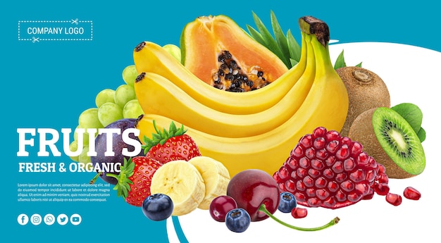 Une Affiche Pour Les Fruits Qui Dit 