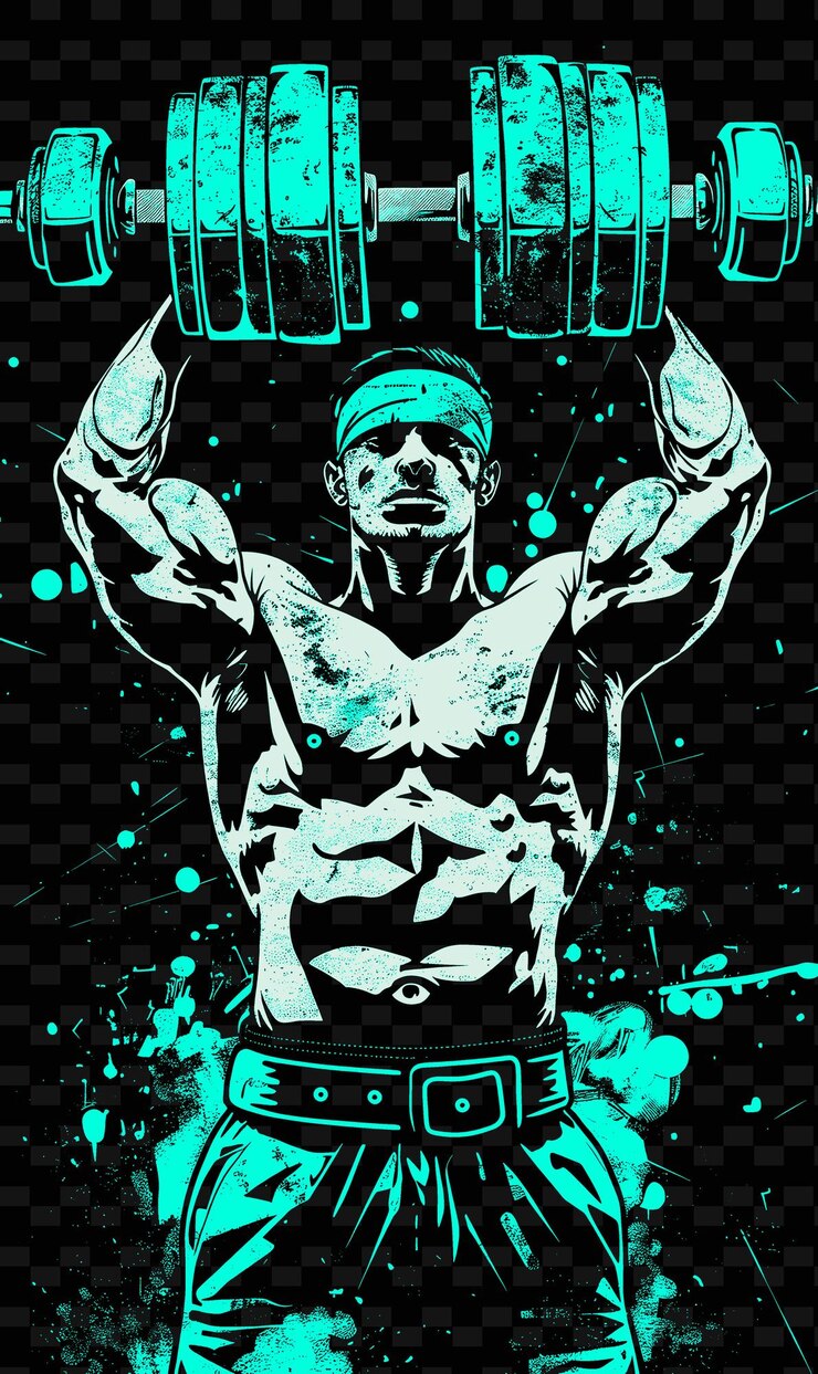 PSD une affiche pour un homme avec un panneau disant t-shirt