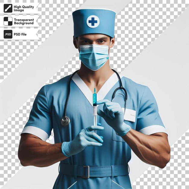 PSD une affiche pour un médecin avec un stéthoscope dessus