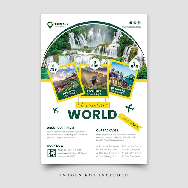 Une affiche pour le monde du monde dans un monde comme le monde