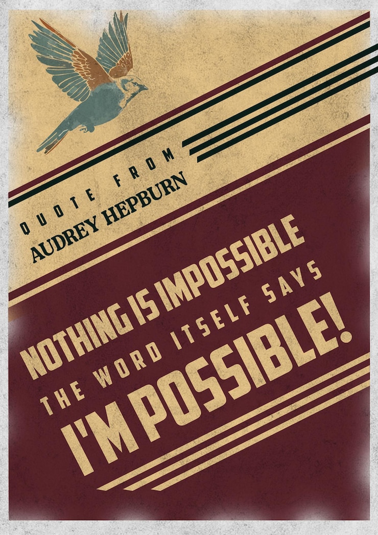 PSD une affiche pour un oiseau est impossible