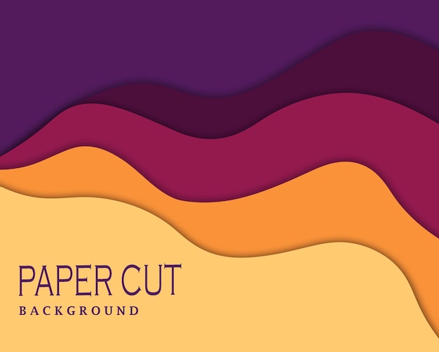 Une affiche pour le papier coupé coupé par un papier coupé