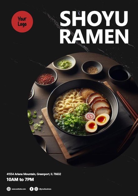 Affiche Pour Le Ramen Shoyu