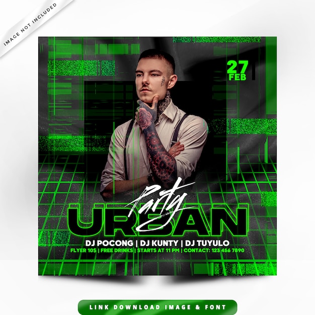 Affiche Premium Urban Party