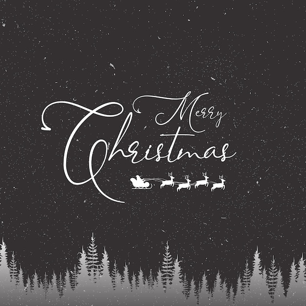 une affiche qui dit joyeux Noël avec des canards et des arbres