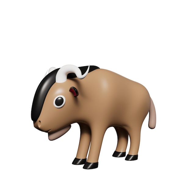 Afrika-Tiere 3D-Illustration