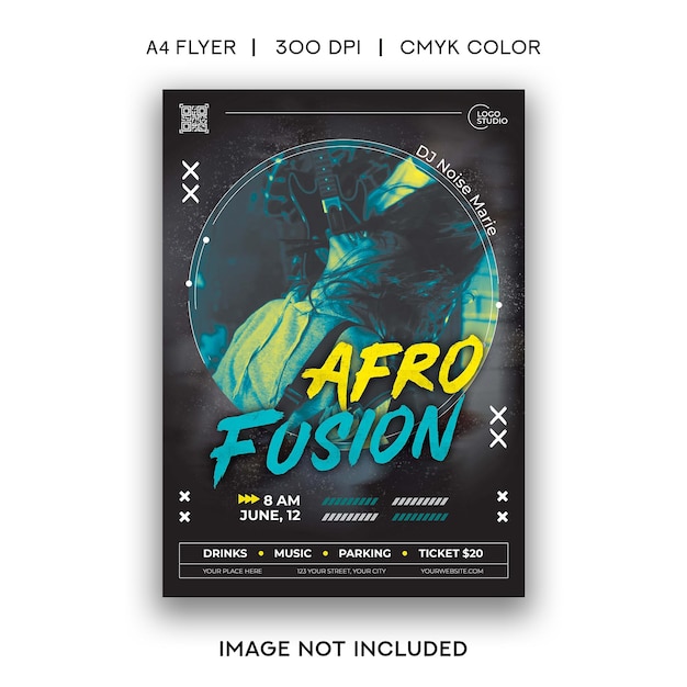 Afro-fusion-party-flyer