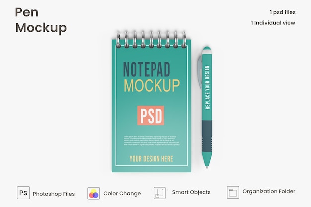 Agenda mockup premium psd